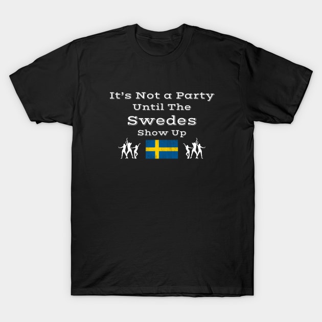 Sweden Tshirt Design T-Shirt by VikingHeart Designs